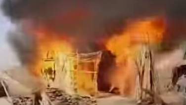 آتش‌سوزی در مزار شریف به وقوع پیوست