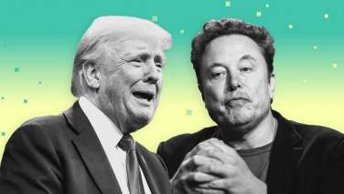 Former President Donald Trump, Elon Musk.. Illustration: Inc.; Photo: Getty Images